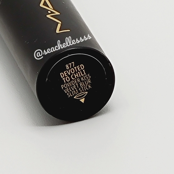 Devoted To Chili | Mac Cosmetics Powder Kiss Velvet Blur Slim Stick | Brand New - Picture 14 of 14